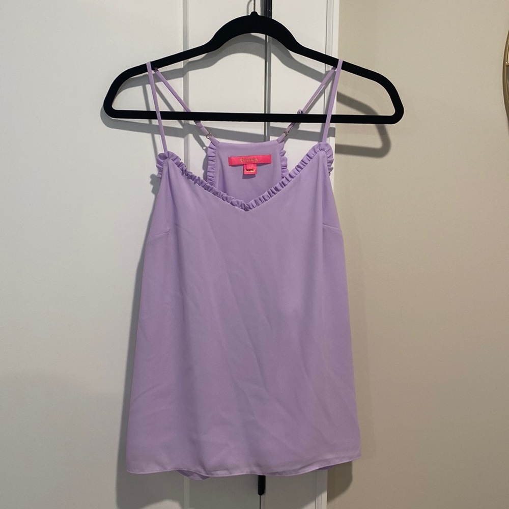 Lilly Pulitzer Ruffled Dusk Top